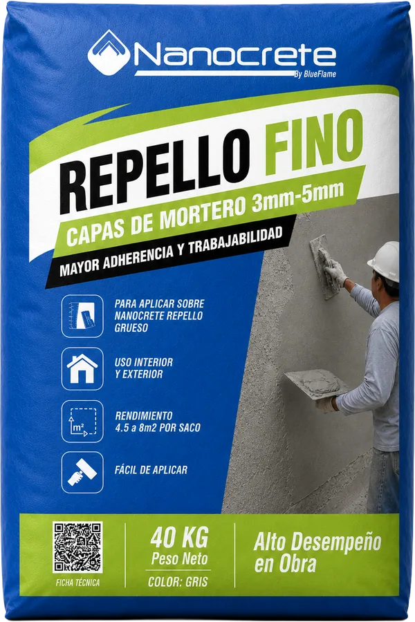 Saco de Repello Fino Color Gris